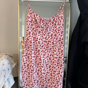 Princess Polly Pink and White Floral Dress